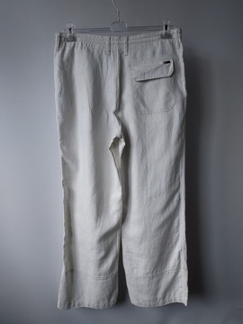 TED BAKER męskie spodnie 100% len 34R 91 cm