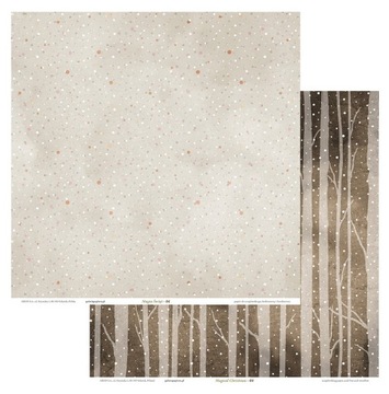 Бумага для скрапбукинга «Магия Рождества» 30,5х30,5см 200г 8 листов