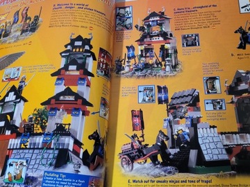 Каталог журнала Lego Shop at Home 1999 / Adventurers Star Wars Ninja Town
