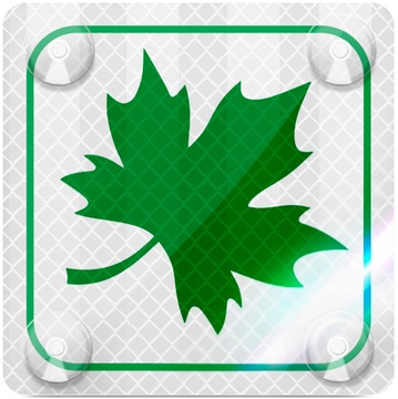 ZIELONY LISTEK 11CM ODBLASKOWY PRZYSSAWKI 2020