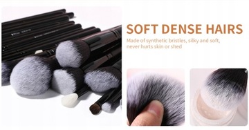 Кисть для макияжа DUcare Black Professional Makeup