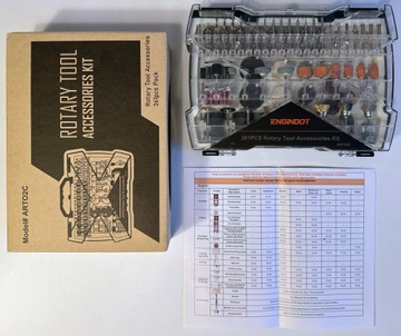 Универсальный набор насадок для мини-измельчителя, 361 штука.