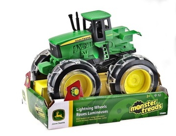 Traktor monster John Deere świecące koła
