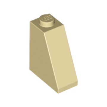 Lego klocek slope skos 60481 tan 10szt