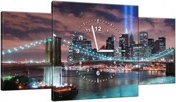 Fotozegar Zegar Obraz Obrazy 80x40 Miasto New York