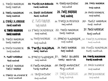 Czapka z daszkiem Z TWOIM NAPISEM bejsbolówka z LOGO Unisize