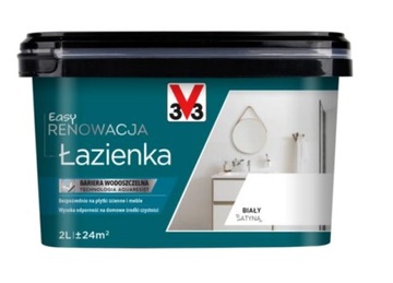 V33 FARBA RENOWACJA ŁAZIENKA KOLORY 2L