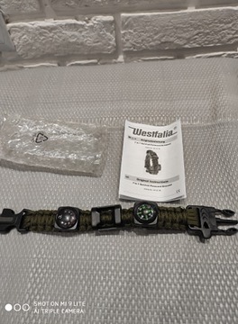 Bransoletka survivalowa 7 w 1 WESTFALIA