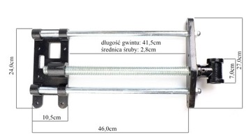 Большие столярные тиски, 35 см, для строгального станка, чугун, сталь