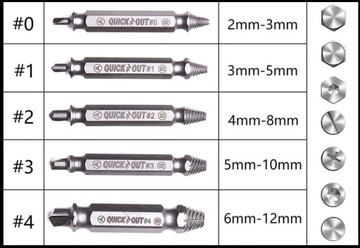 ЭКСТРАКТОРЫ ДЛЯ СЛОМАННЫХ ВИНТОВ ИНСТРУКЦИИ ПО БЫСТРОМУ ИЗГОТОВЛЕНИЮ КОРПУСА