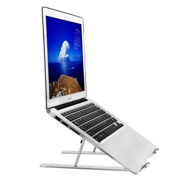 Складная подставка VAZIO, алюминий, СЕРЕБРЯНЫЙ для ноутбука MacBook iPad (N29-9-S)