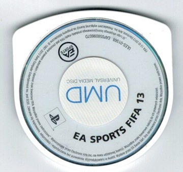 GRA SONY PSP FIFA 13 dla dzieci