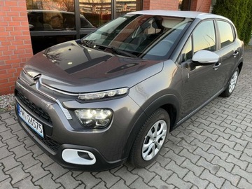 Citroen C3 III Hatchback Facelifting 1.2 PureTech 83KM 2022 Citroen C3 1.2 benzyna 83 KM 7477 km zarej w PL zadbany mozliwa zamia