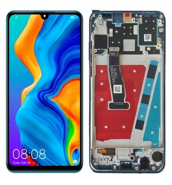 LCD WYŚWIETLACZ EKRAN DO HUAWEI P30 LITE RAMKA NIEBIESKA