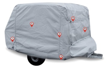 Чехол для каравана Niewiadow N126 4 слоя + 3x ремень