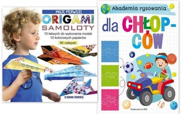 Akademia rysowania. Dla chłopców Moje pierwsze origami. Samoloty