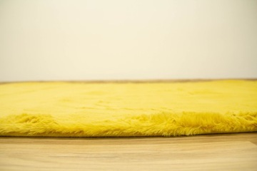 160x230 см КОВЕР BELLAROSSA МЕХ ЖЕЛТОГО КРОЛИКА