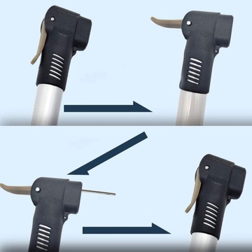 ТЕЛЕСКОПИЧЕСКИЙ ВЕЛОСИПЕДНЫЙ НАСОС, РУЧНОЙ, ПОРТАТИВНЫЙ, ПРОЧНЫЙ, МИНИ ДЛЯ ВЕЛОСИПЕДНОЙ РАМЫ