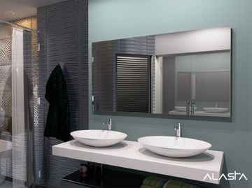 LUSTRO NA WYMIAR - SREBRNE - GOTOWE DO MONTAŻU!