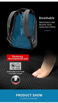 Противоугонный рюкзак T-B3351 15,6