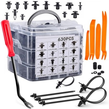 АВТОМОБИЛЬНЫЕ ЗАЖИМЫ ДЛЯ ОБИВКИ ДВЕРЕЙ 645 EL КОМПЛЕКТ + СЪЕМНИКИ