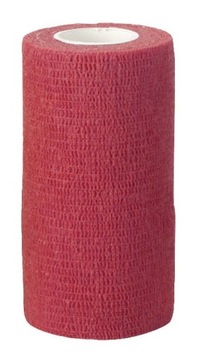 Samoprzylepny bandaż EquiLastic, 10 cm, czerwony,