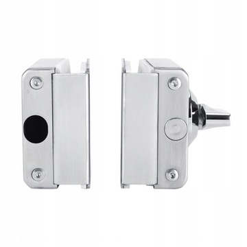 Замок из нержавеющей стали для стеклянных дверей.