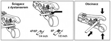 Многофункциональный инструмент для снятия изоляции HANLONG HT-352