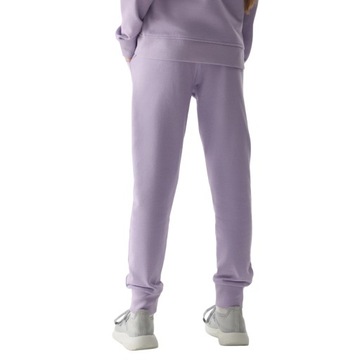 СПОРТИВНЫЕ БРЮКИ ДЛЯ ДЕВОЧЕК 4F ИЗ ДЫШАЩЕГО ХЛОПКА SS24F587