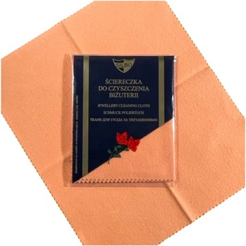 ŚCIERECZKA DO CZYSZCZENIA BIŻUTERII SREBRNEJ SILBO PROFESJONALNA / DUŻA