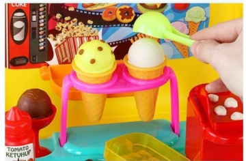 CIASTOLINA SNACK BAR Набор в чемодане FAST FOOD закуски попкорн фри