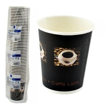 Kubki kubek papierowe do kawy 200/250ml –50szt ( do dalszej odsprzedaży )