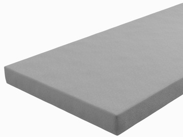 PRZEŚCIERADŁO JERSEY DO ŁÓŻECZKA 180x90 BAWEŁNA - szary