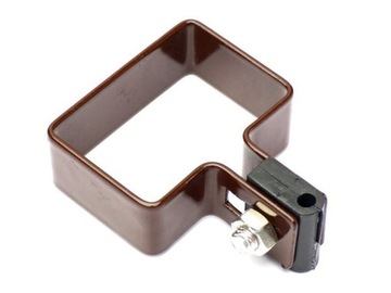 OBEJMA końcowa 60x40 mm do paneli 4 mm - BRĄZOWA
