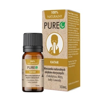 Pureo Katar, mieszanka naturalnych olejków eterycznych, 10 ml