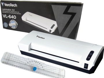 Szybki laminator A4 + trymer + zestaw foli VL-640