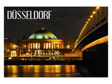 DUSSELDORF - Nadrenia Północna - Magnes na lodówkę