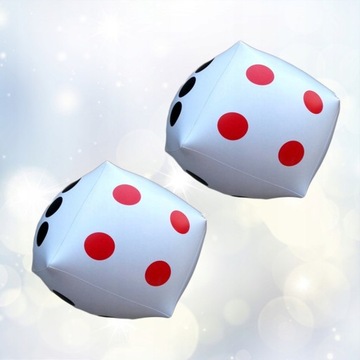 2 шт. Jumbo надувные гигантские игральные кости