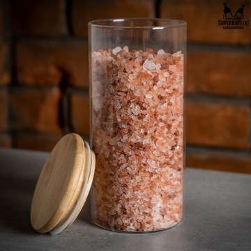 СТЕКЛЯННЫЙ КОНТЕЙНЕР для ПИЩЕВОЙ СОЛЬ СПЕЦИЙ - 720 мл