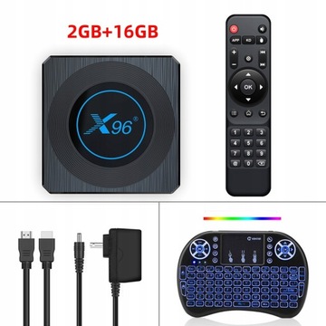 X96 X4 Amlogic S905X4 RGB Light TV Box Android 11