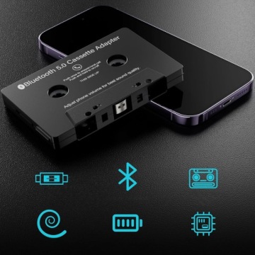 Приемник Bluetooth Cassette 5.0 Беспроводное соединение