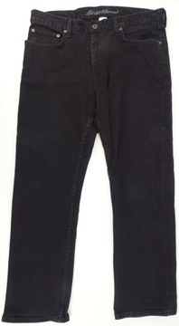 Spodnie jeans Eddi Bauer 35/30 pas 94 z USA czarne