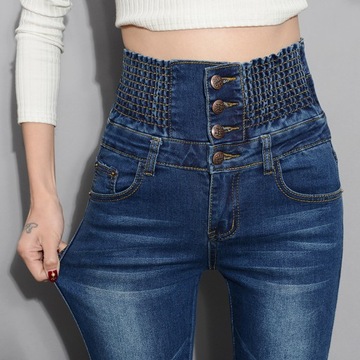 Y2K Jeansy Spodnie dżinsowe jesienne zimowe jeansy