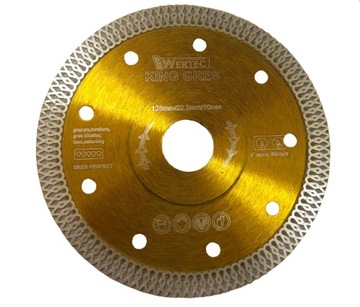 TARCZA DIAMENTOWA DO GRESU CERAMIKI WERTEC 125mm