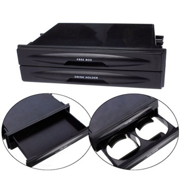 Карманный подстаканник 1 DIN, ящик для хранения напитков, радио
