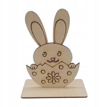 OZDOBA FIGURKA ŚWIĄTECZNA WIELKANOC ZAJĄC DEKOR model 7
