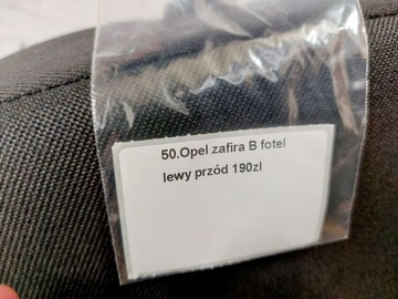 OPEL ZAFIRA 2 II B SEDADLO LEVÝ PŘEDNÍ