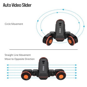 Andoer L4 PRO Motorized Camera Video Dolly with