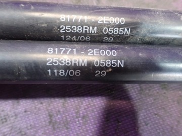 HYUNDAI TUCSON I 04-10 TLUMIČE VZPĚRY/TLAKOVAČE KRYT 81771-2E000