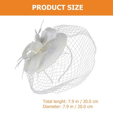 Коктейльная вечеринка, шляпа для невесты, повязка на голову, вуаль, чародейка